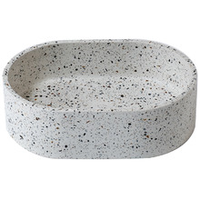 Como 400mm Oval Terrazzo Above Counter Basin With 32mm Waste